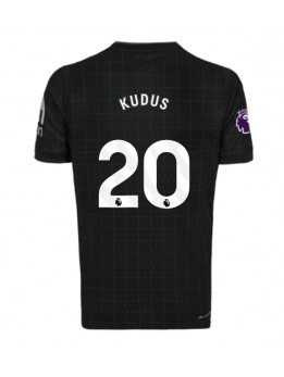 Tottenham Hotspur Mohammed Kudus #20 Replika Borta Kläder 2025-26 Kortärmad